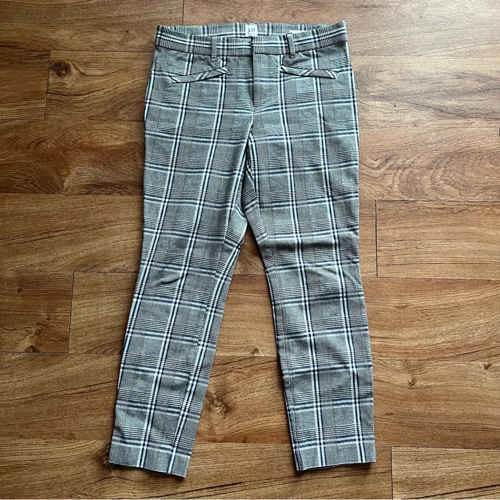 GAP Signature Skinny Ankle Pants in Plaid Size 6